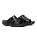 Alborz Men’s Leather Slippers (Croco)