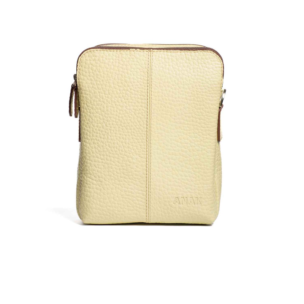 [344] Caspian Crossbody Bag(Pebble) (White)